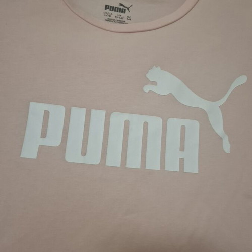 Puma short-sleeve shirt like new, pink, 100% cotton, size 164 cm