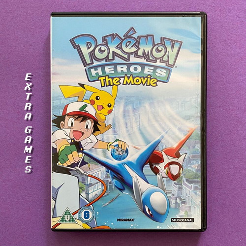 Pokémon Heroes The Movie DVD used, action adventure animation