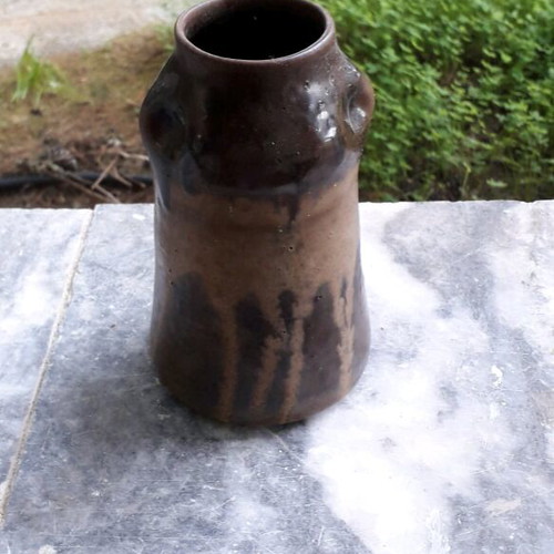 Tanagra small ceramic vase like new