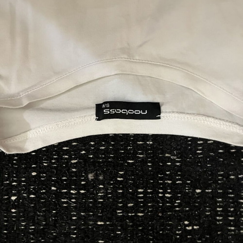 Noobass woman's shirt white, like new, sizes S and M