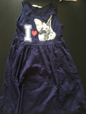 Φόρεμα αμάνικο H&M για κορίτσι 6-8 ετών, 100% βαμβάκι, σε άριστη κατάσταση