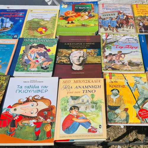 Reading books used, 47 pieces, fairy tales and interactive
