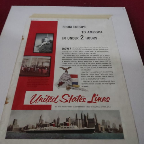 Rover Car Vintage Advertisement Frame used, 39.5x49.5 cm