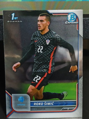 Roko Simic Football Card Uefa Under 21 2022 Topps like new