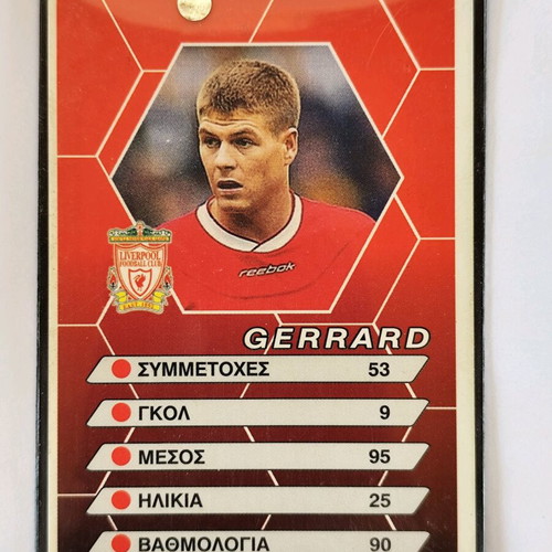 Rare Gerrard Mega Champions 2006 collectible card like new