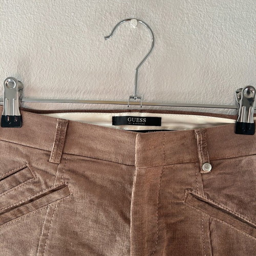 Guess pants brown suede vintage, like new