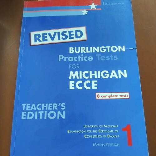 Michigan ECCE Proficiency Tests Teacher's edition like new with CDs