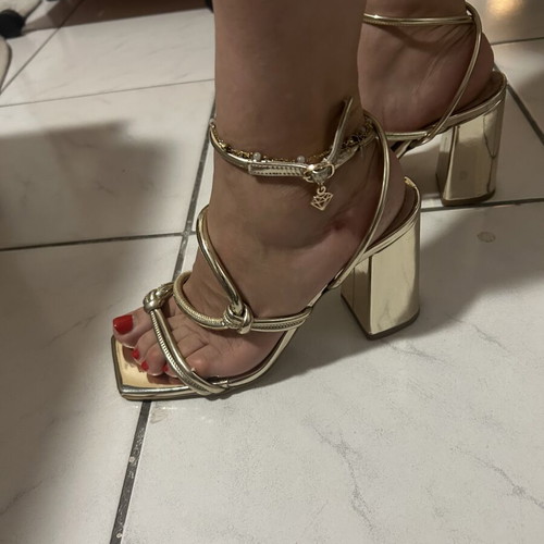 Mairiboo for Envie gold sandals size 37 like new