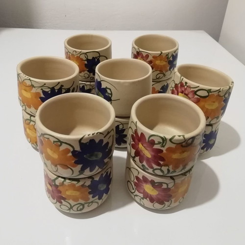 Ceramic bowls used from Marousi, pack of 14 pieces
