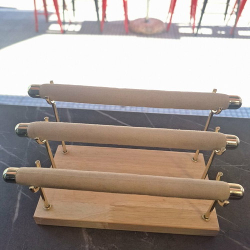 Ring holder stand, beige