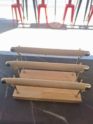Ring holder stand, beige