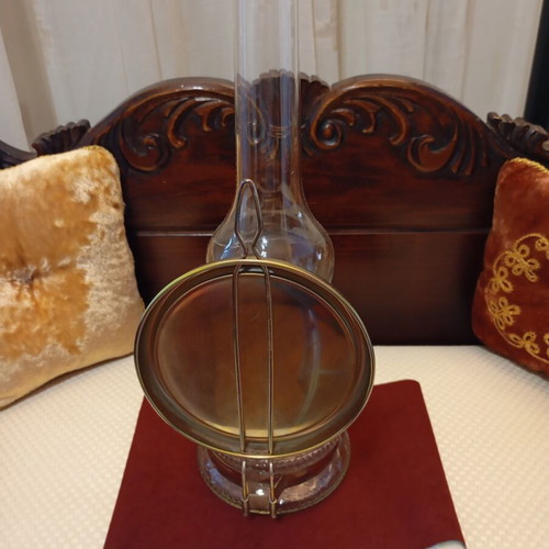 Traditional Czech Oil Lamp like new, fully functional