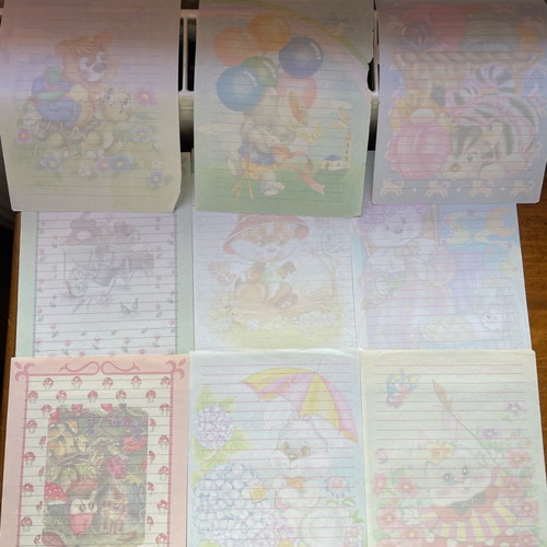 Letters used, pack from the 90s decade