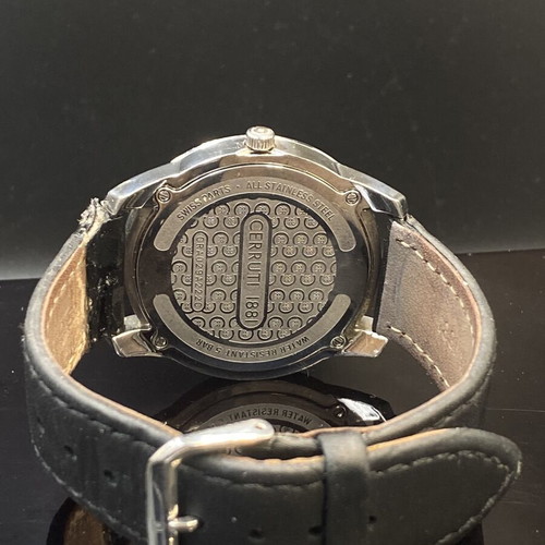 Cerruti 1881 Parigi men's watch like new, black and silver
