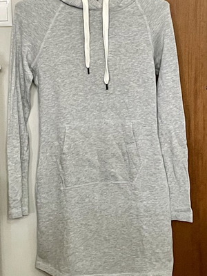 H&M dress grey with hood, XS