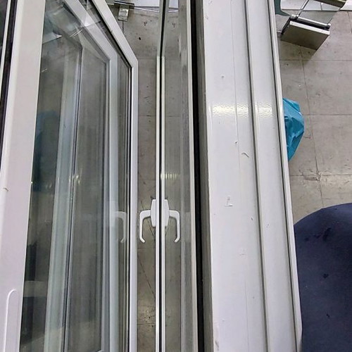 Aluminum window frame used with double glass and opening window