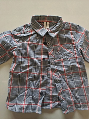 Orchestra baby checked shirt like new, 6 months / 67 cm
