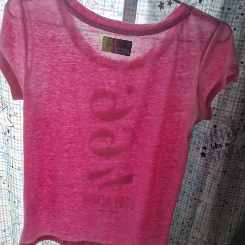 Body Action women's T-shirt used, size small, pink fluorescent