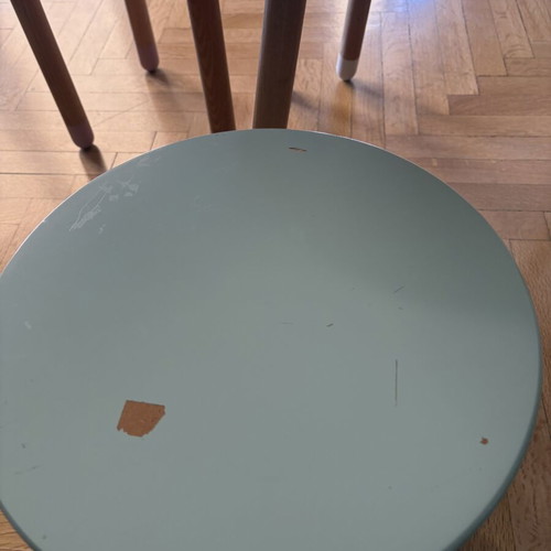 Flexa Dots table, chair and stool set used