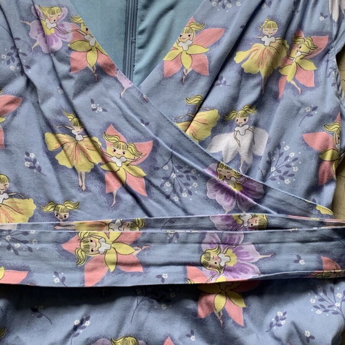 Lindy Bop Wrap Dress like new, colorful, cotton, size L