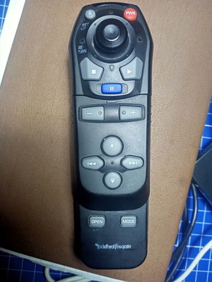 Rockford Fosgate RAV2 remote controller used for audio and DVD