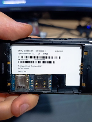 Sony Ericsson Xperia X2 Prototype phone