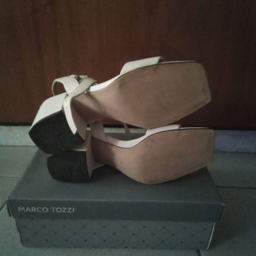 Marco Tozzi beige sandals like new, size 37