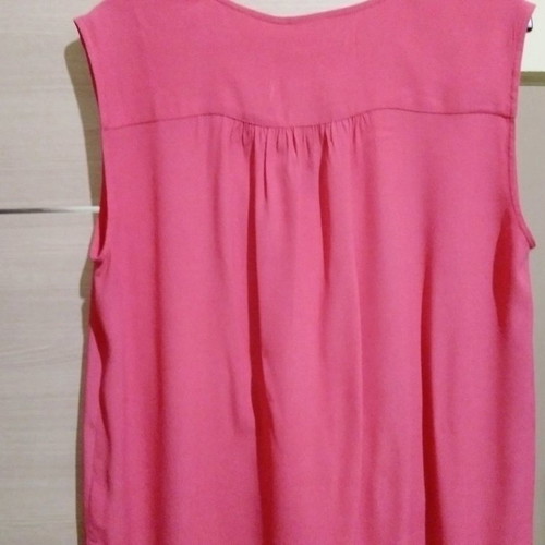 In Wear crepe blouse pink new, size L