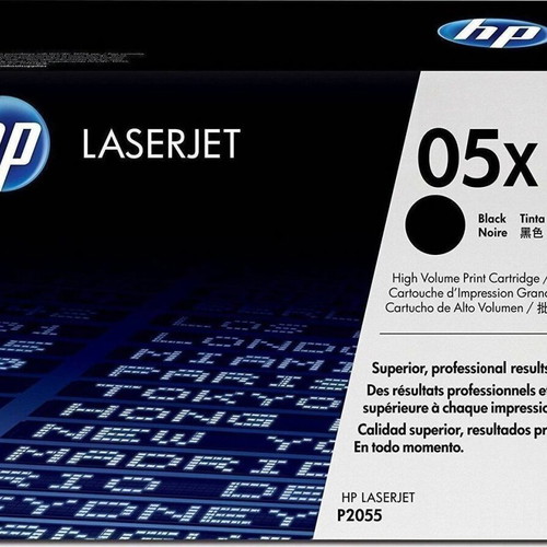 HP 05X Genuine Laser Printer Toner Black High Yield 6500 Pages