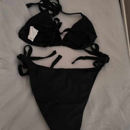 Shein women's black bikini XL