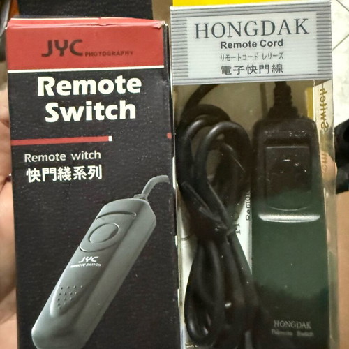 Remote control switch like new for photographic cameras