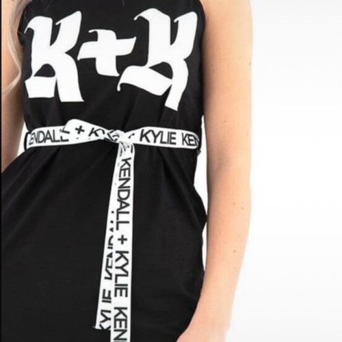 Kendall + Kylie dress like new, black and white, size S