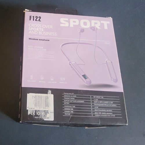 Sport wireless headphones like new with charging cable and box