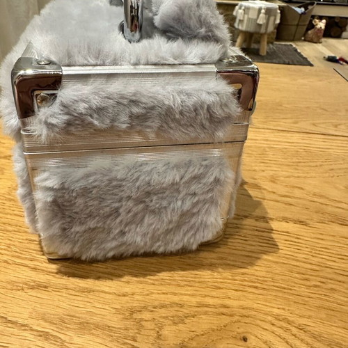 Jewelry box with fur Claire's like new