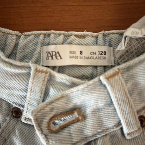 Zara denim shorts for girls 7-9 years with two Shein cotton shorts