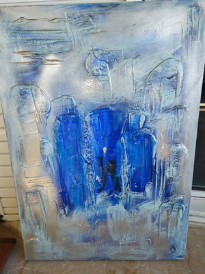 Painted painting used 1.05×71