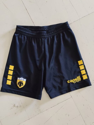 Σορτσάκι παιδικό ΑΕΚ capelli σεζόν 2018-2019 μεταχειρισμένο, μέγεθος XXS 4-5 ετών
