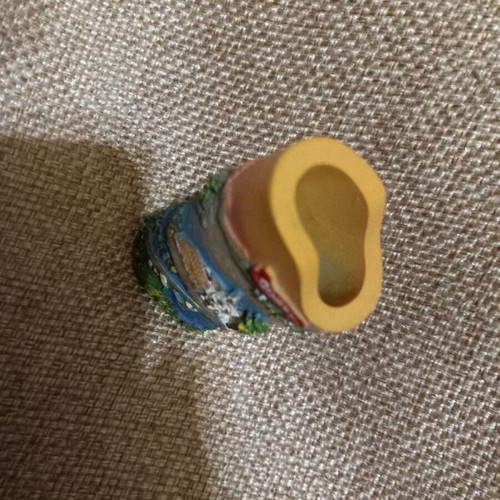 Ceramic lighter case used from Corfu