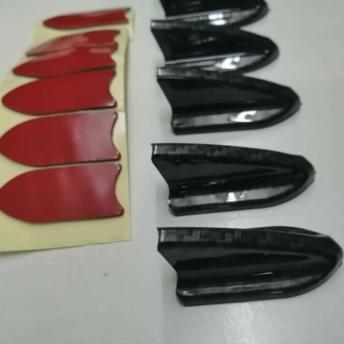 Shark Fin Vortex Generators New Carbon Fiber Look ABS