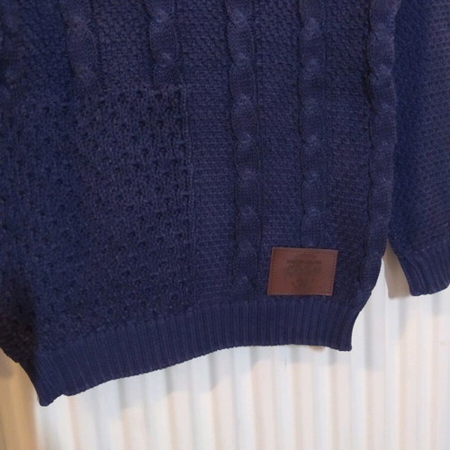 Benetton knitted sweater for boys 18-24 months like new, blue