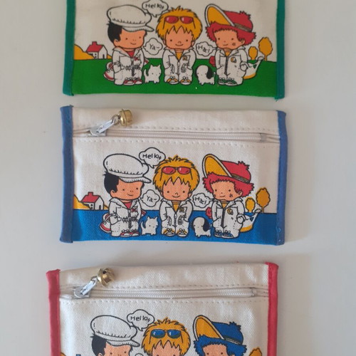 Kids Wallets from the 80s new, set of three