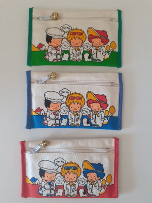 Kids Wallets from the 80s new, set of three