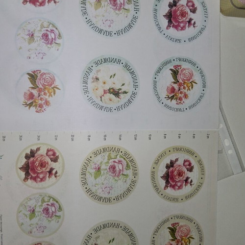 Decoupage craft designs, set