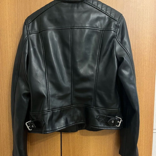 Zara black biker jacket like new, size M