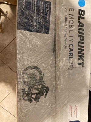 Ηλεκτρικό ποδήλατο Blaupunkt Carl 290 καινούργιο, μαύρο