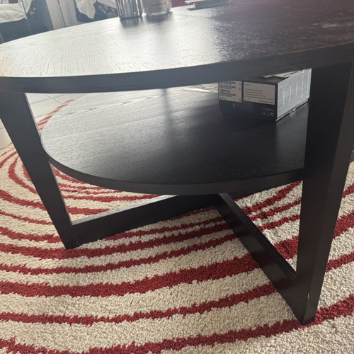 IKEA round wooden coffee table used 80x80 cm