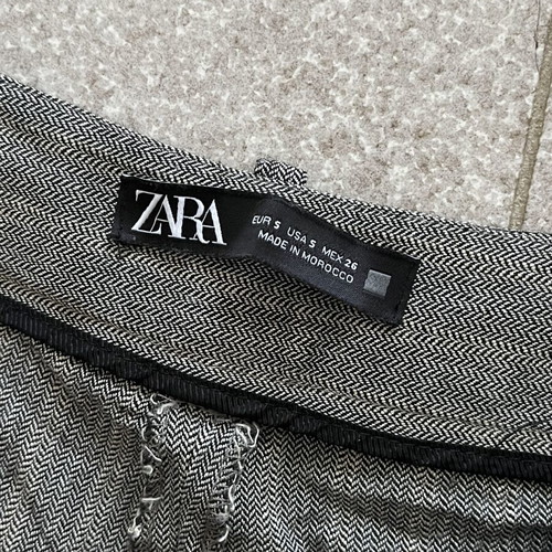 Tailored striped gray Zara pants size S used