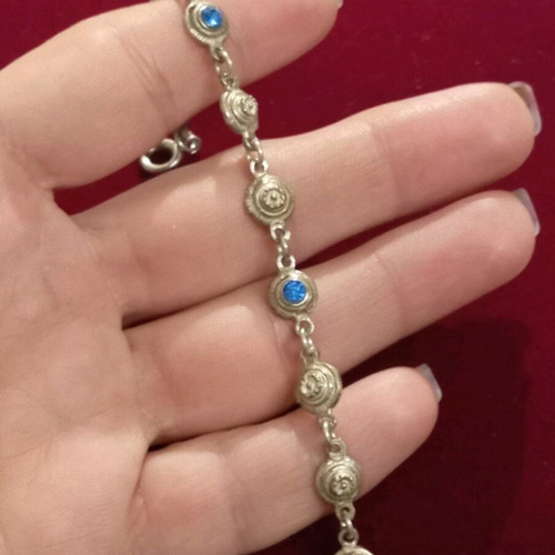 Silver handmade bracelet 925 with Ioannina style like new