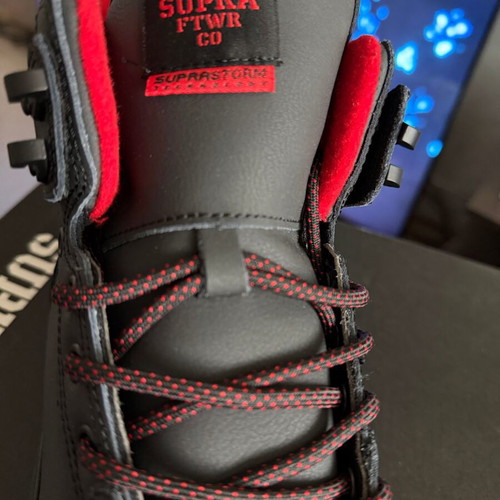 Supra Vaider CW new men's sneakers black and red size 44