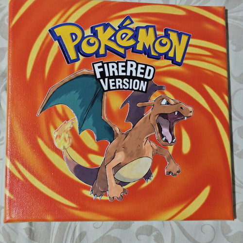 Pokémon canvas art set with Emerald, LeafGreen, FireRed, Ruby, Sapphire